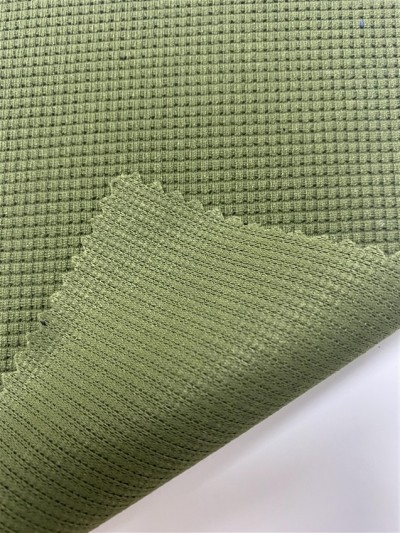 GZ-YXYF 3604# Waffle Width: 170CM Weight: 250GSM Composition: 100% polyester Moisture wicking front view